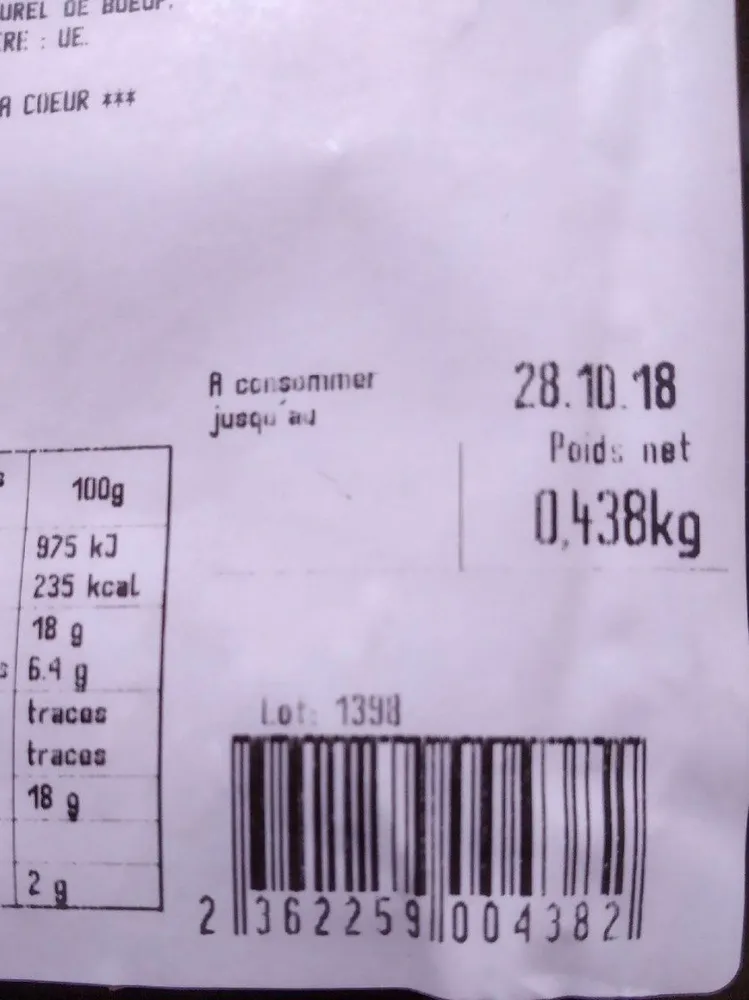 Saucisson à cuire