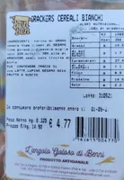 Crackers cereali bianchi