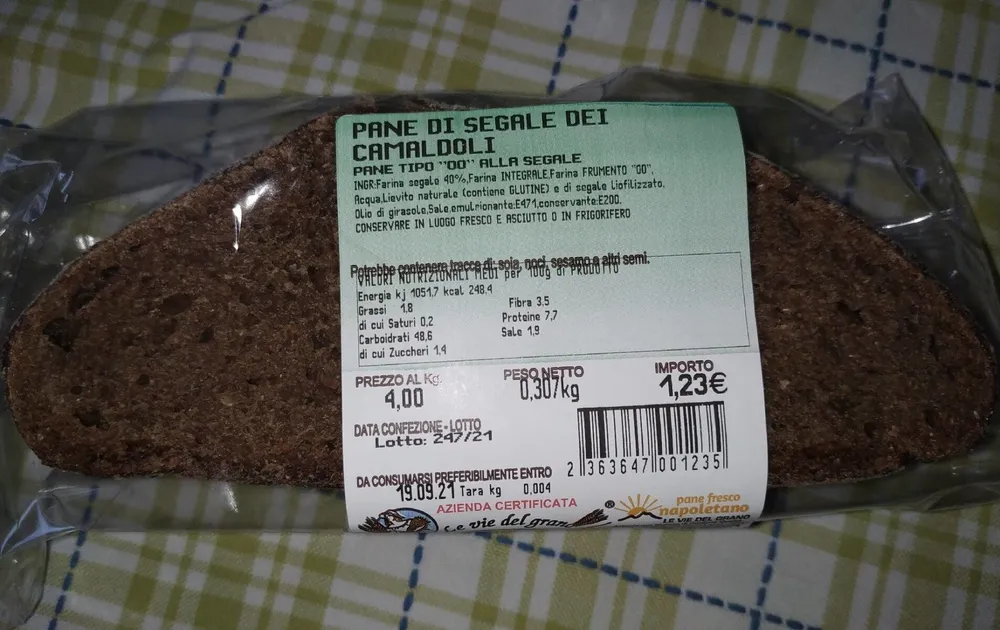 Pane di segale dei Camaldoli