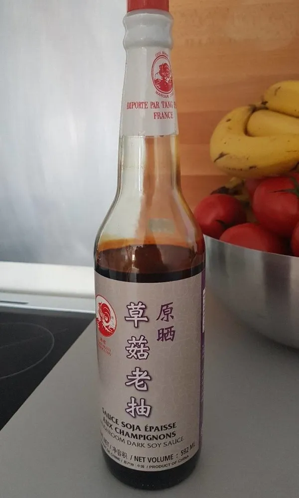 Sauce soja épaisse aux champignons