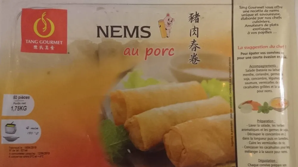 Nems au porc