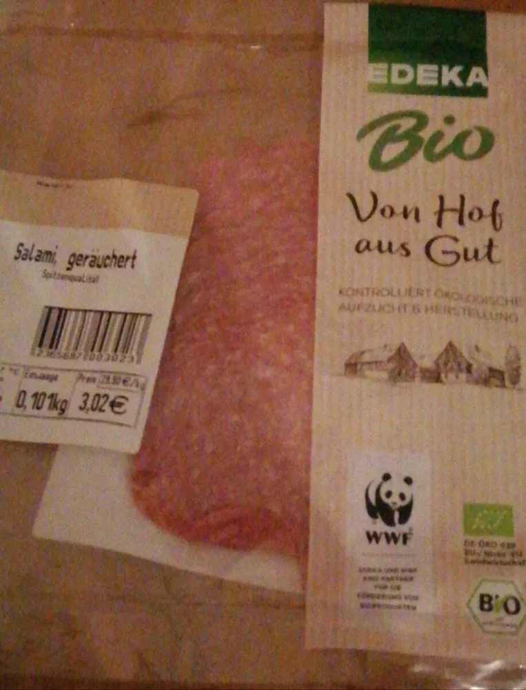 Salami geräuchert
