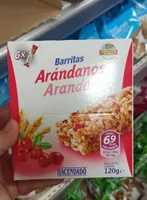 Barritas arándanos