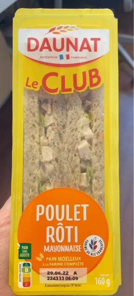 Daunat Poulet rôti mayonnaise