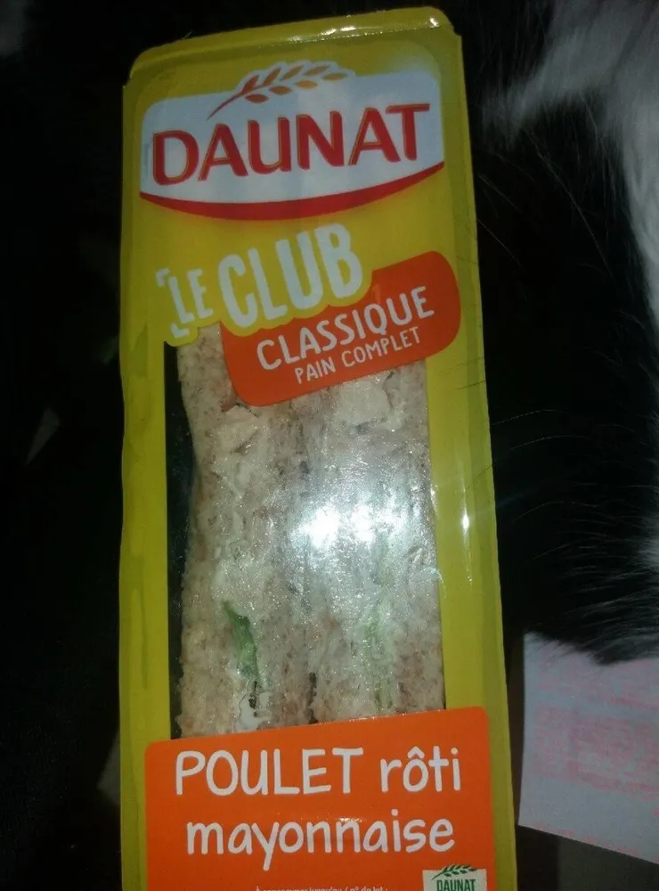 Sandwich Daunat classique poulet rôti mayo