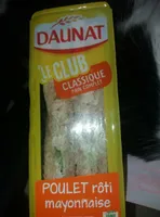 Sandwich Daunat classique poulet rôti mayo