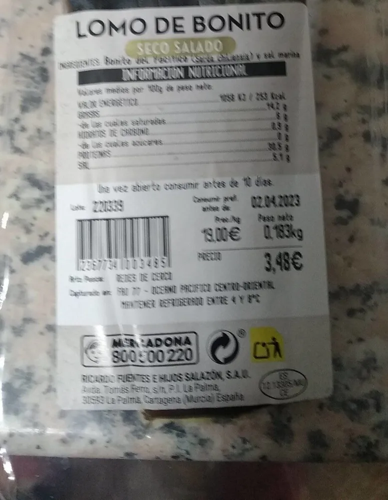 Lomo de bonito