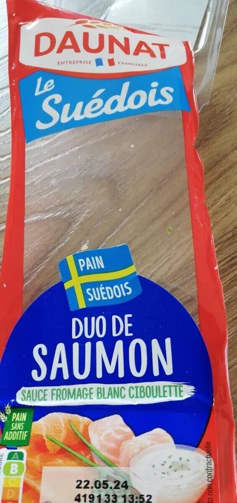 Duo de saumon sauce fromage blanc ciboulette