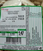 Champiñón laminado