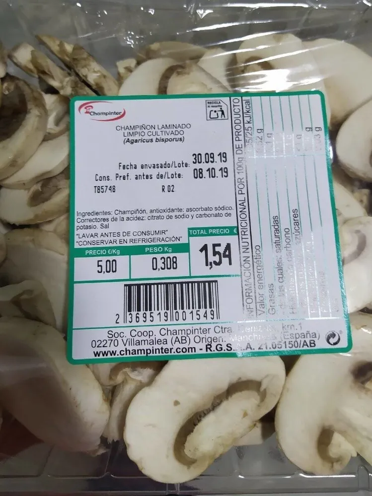 Champiñon Laminado