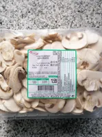 Champiñon laminado limpio cultivado