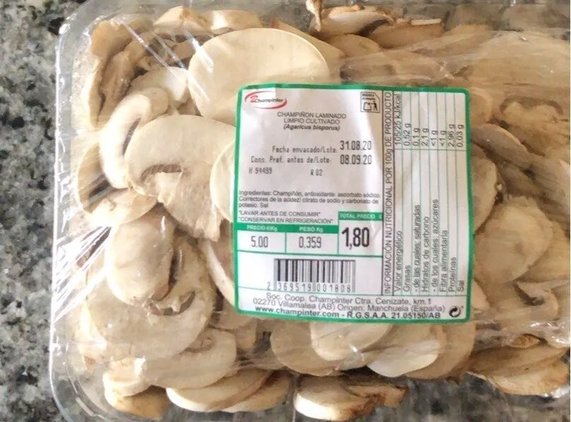 Champiñon laminado