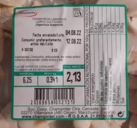 Champiñon laminado