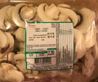 Champiñon laminado limpio cultivado