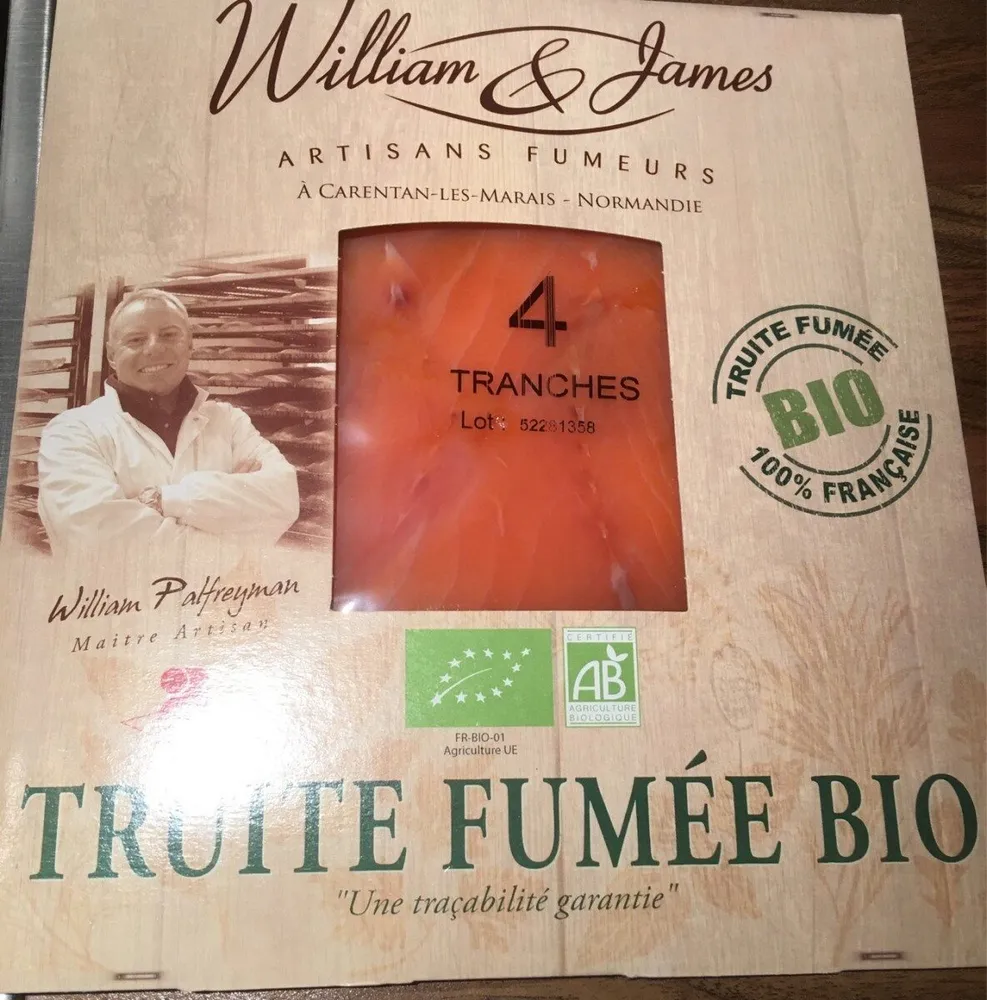 Truite fumee bio