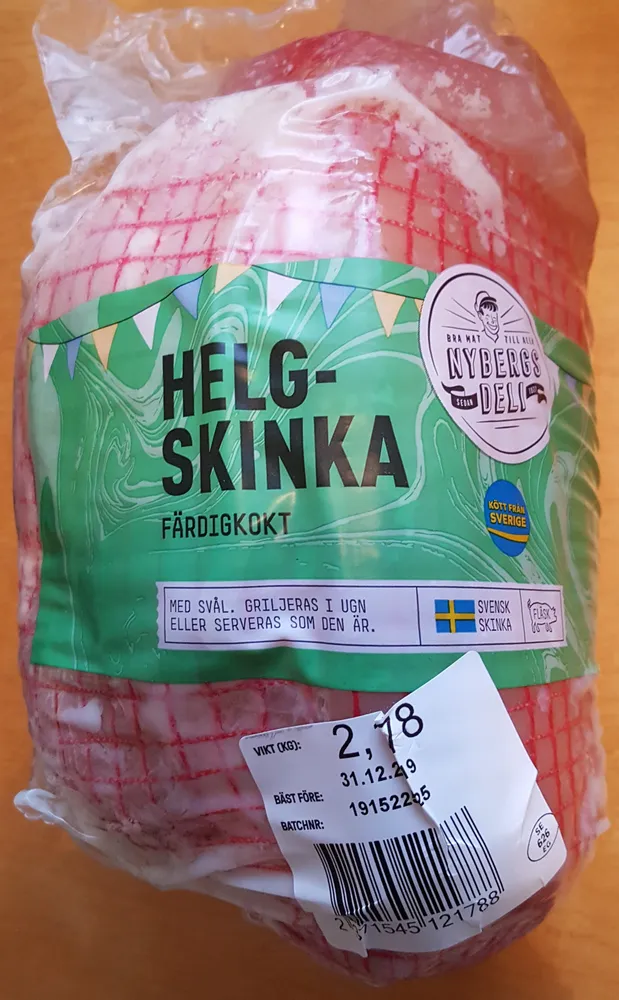 Helgskinka Färdigkokt