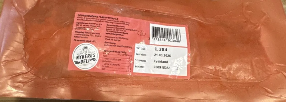 GOURMETMÖRAD FLÄSKYTTERFILÉ