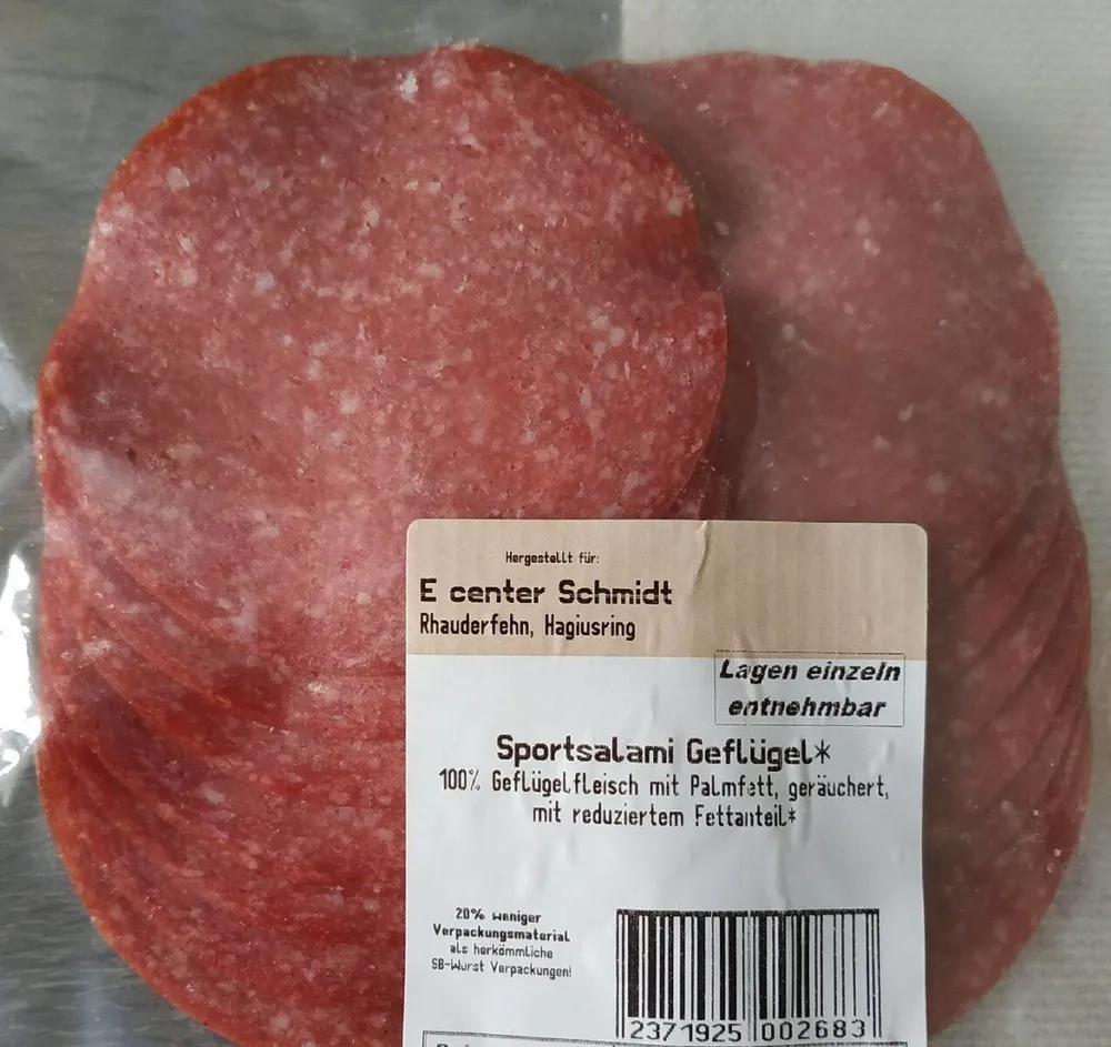 Sportsalami Geflügel