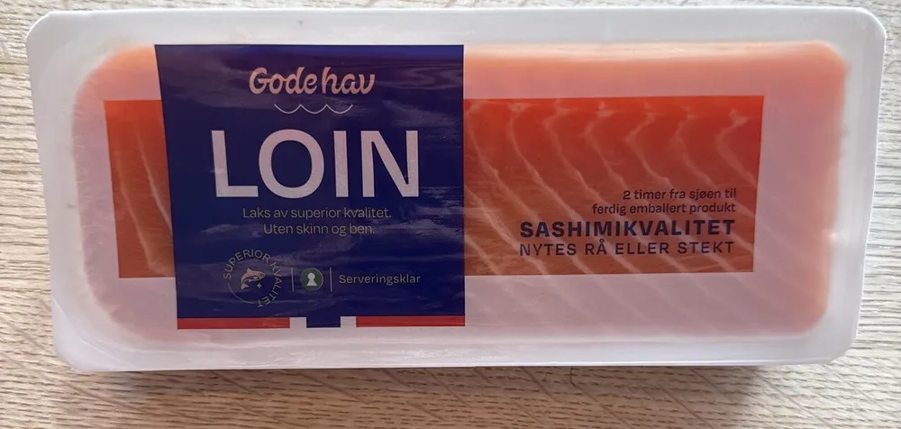 Lakseloin Uten Skinn Og Ben