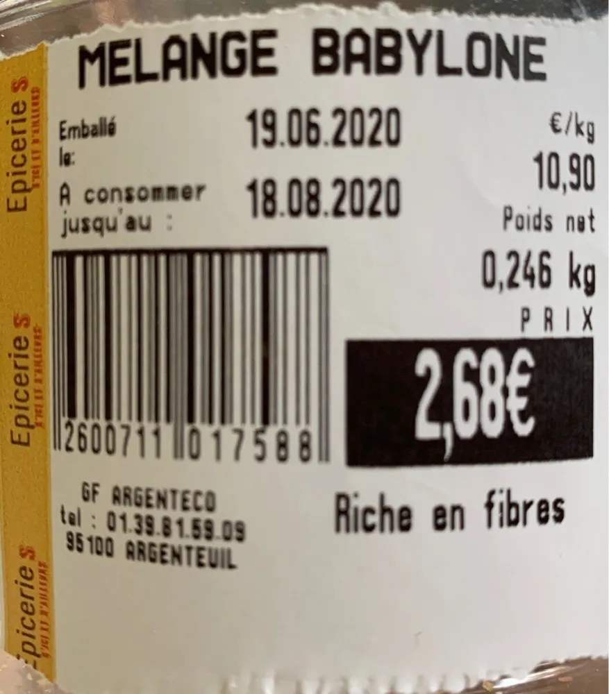 Melange babylone