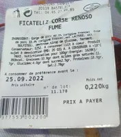 Figatelli corse renoso fumé