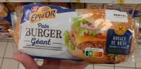 Pain burger géant