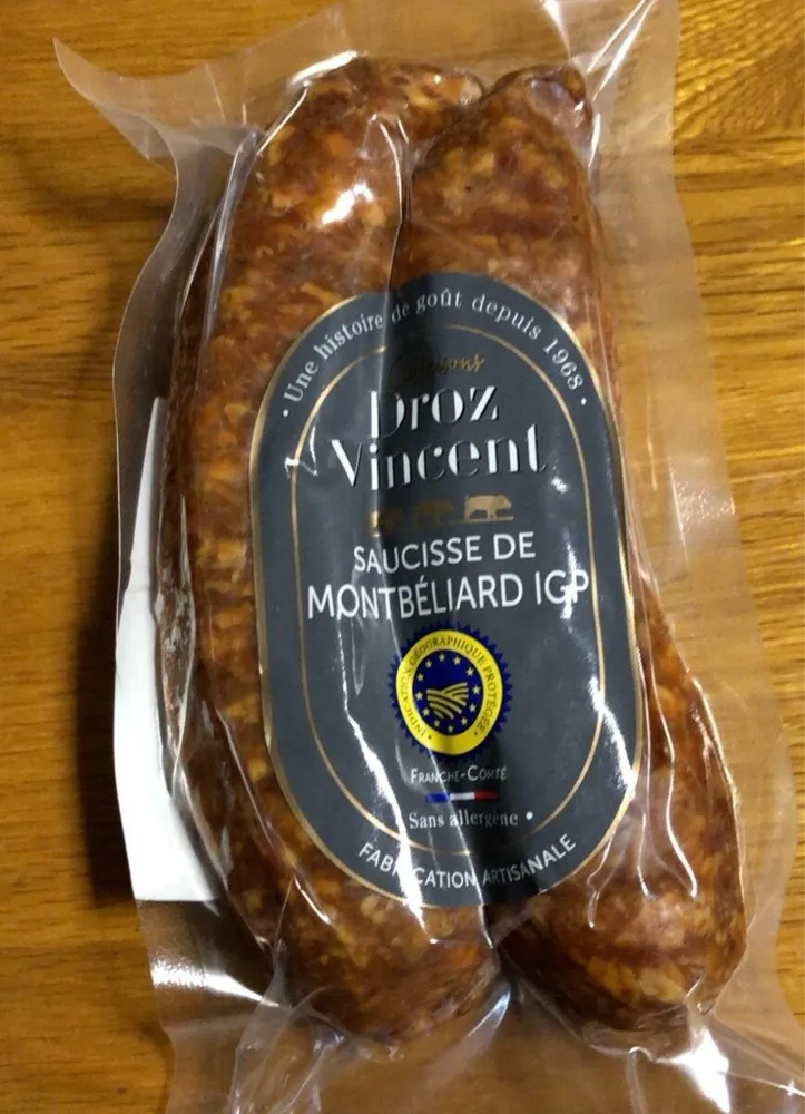 Saucisse de Montbéliard IGP