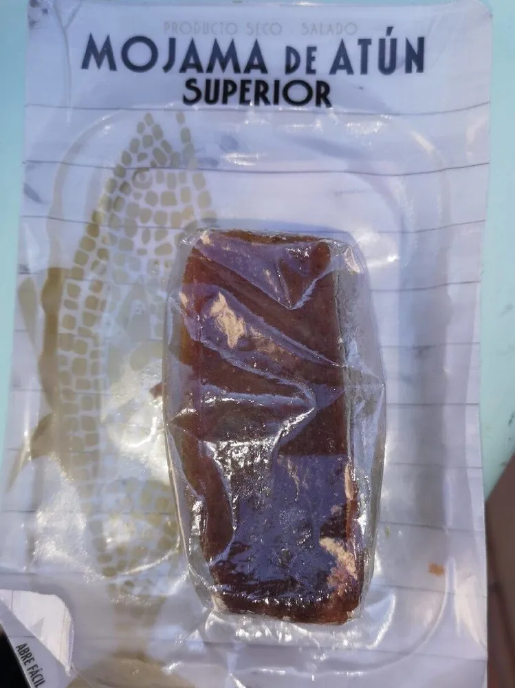 Mojama de atún superior en taco