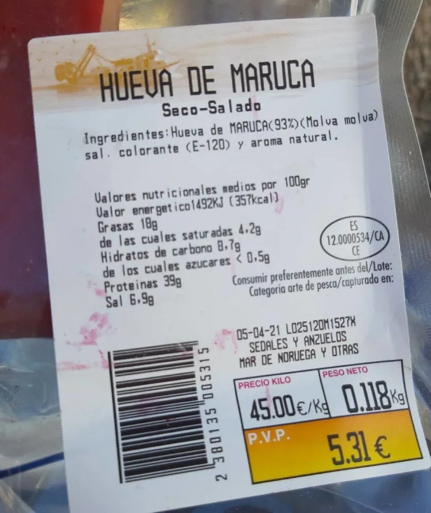 Hueva de maruca