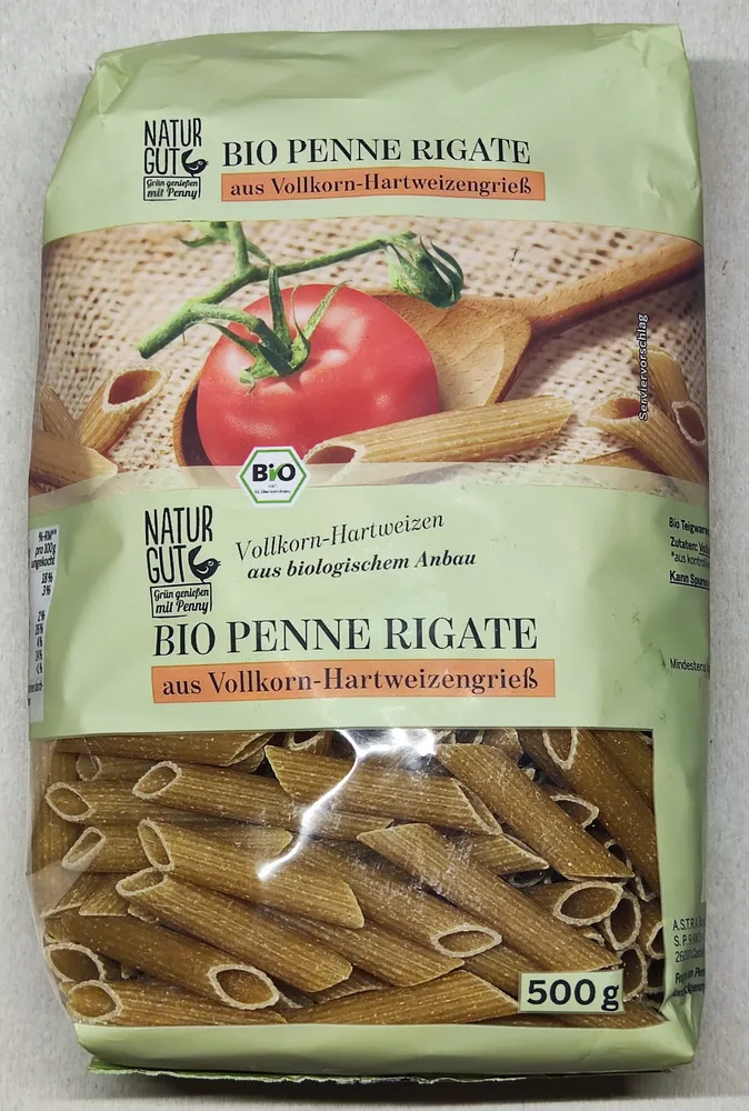 Bio-Vollkorn-Penne Rigate
