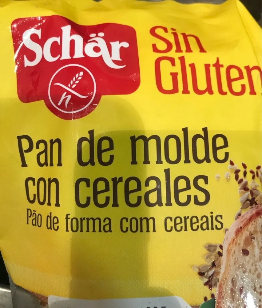 pan de molde con cereales sin gluten