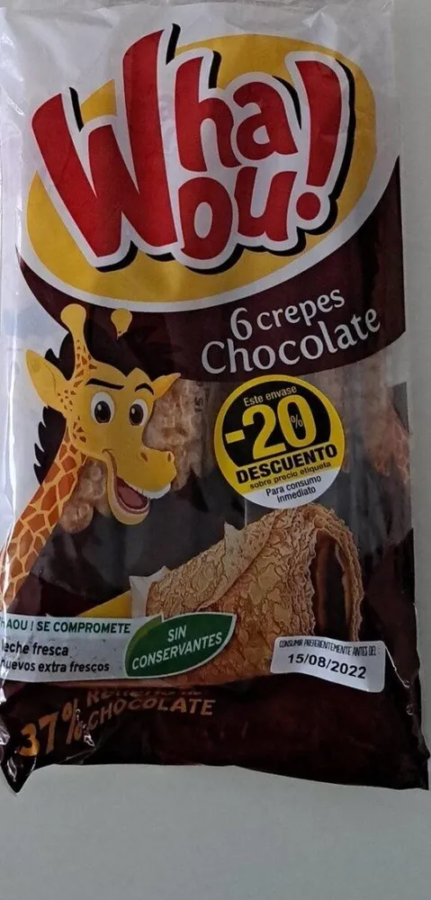 Crepes de chocolate