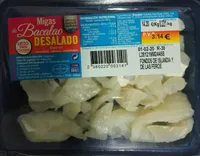 Migas de bacalao desalado