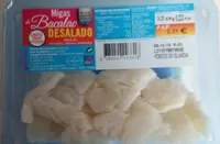 Migas de bacalao desalado