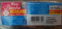 Migas de bacalao desalado