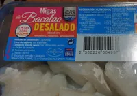 Migas de bacalao desalado