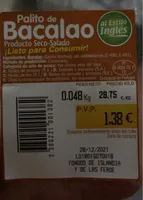 Palito de bacalao