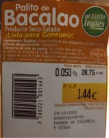 Bacalao seco salado