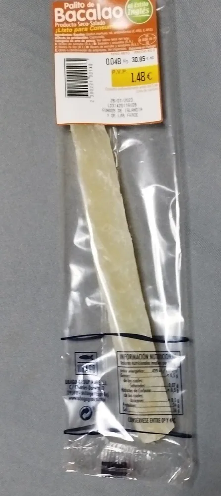 Palito de bacalao
