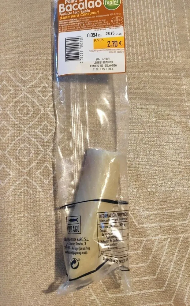 Palito bacalao