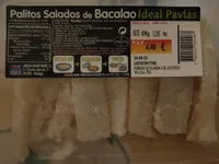 Palitos salados de Bacalao, Ideal Pavías