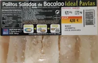 Palitos salados de bacalao ideal pavías