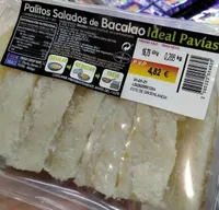Palitos salados de bacalao ideal pavias