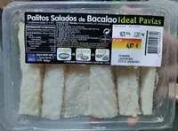 Palitos salados de bacalao