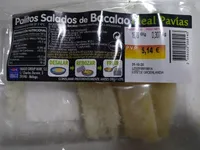 Palitos salados de Bacalao