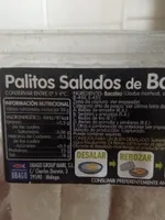 Palitos salados de bacalao