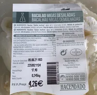 Bacalao migas desaladas