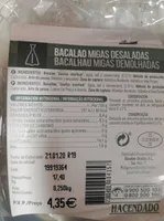 Bacalao migas desaladas