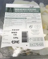 Bacalao migas desaladas