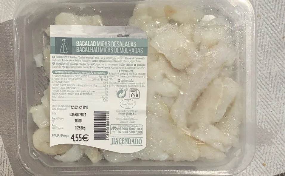 bacalao migas desaladas